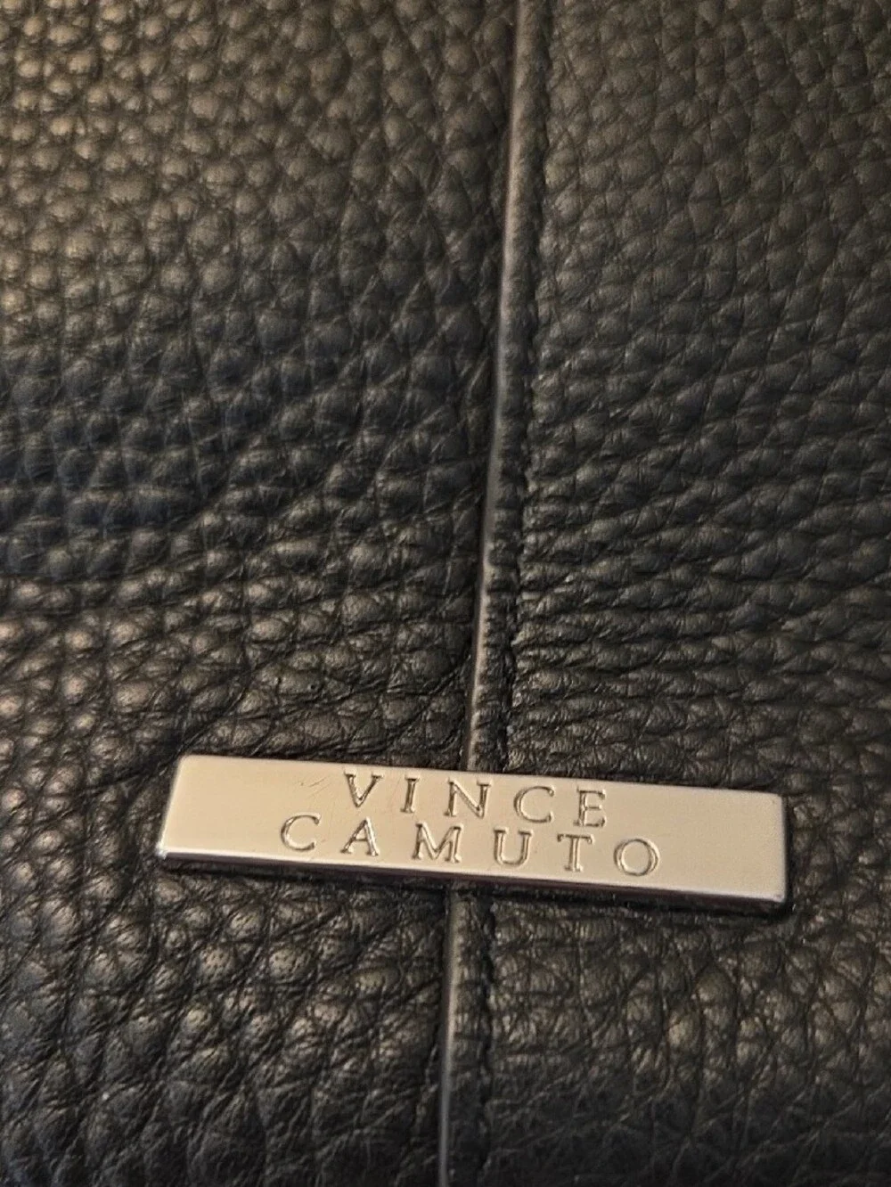 Pebbled leather hobo bag, Vince Camuto
